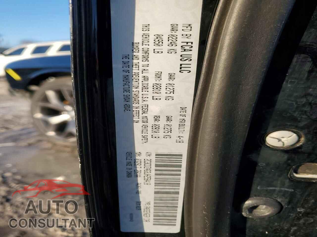 DODGE CHALLENGER 2018 - 2C3CDZAG3JH258418