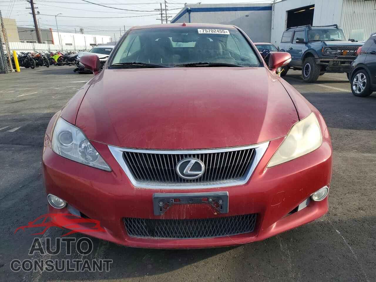LEXUS IS 2010 - JTHFF2C22A2510288
