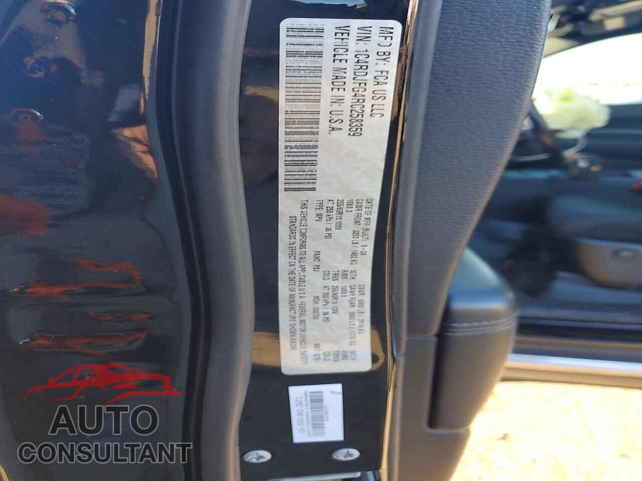 DODGE DURANGO 2024 - 1C4RDJFG4RC258359