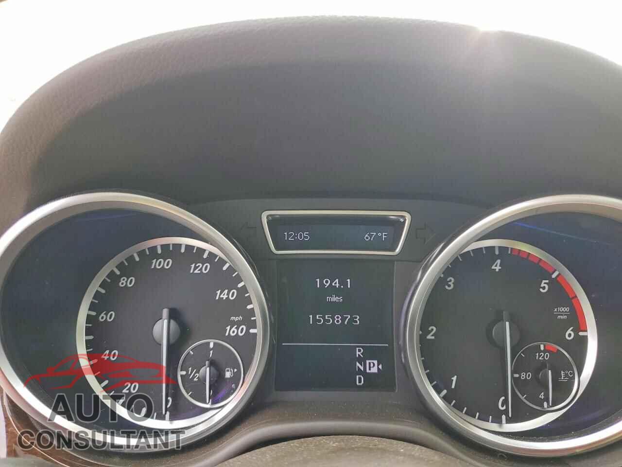 MERCEDES-BENZ M-CLASS 2012 - 4JGDA2EB3CA017521