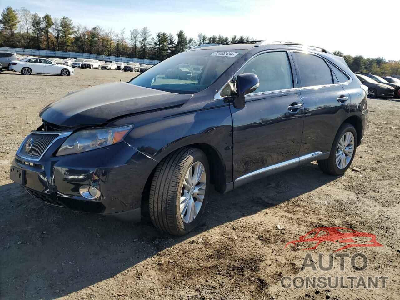LEXUS RX450 2010 - JTJBC1BAXA2410061