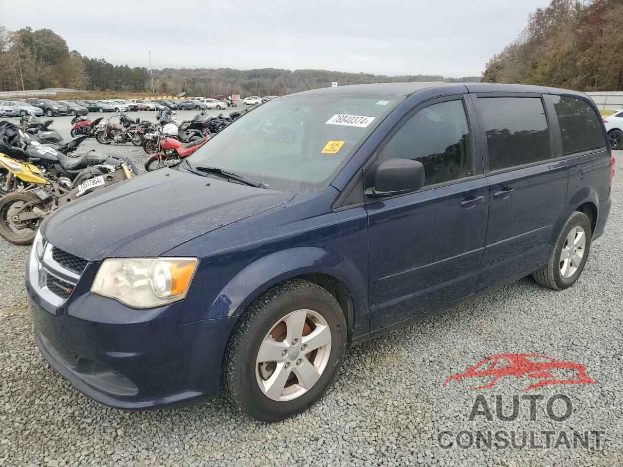 DODGE CARAVAN 2013 - 2C4RDGBG4DR535844