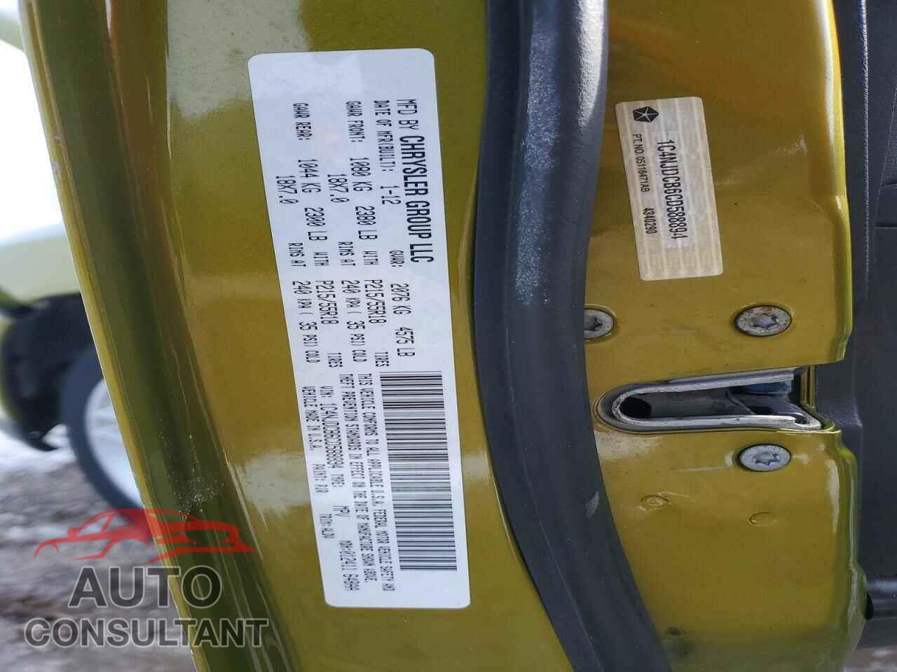 JEEP COMPASS 2012 - 1C4NJDCB6CD588894