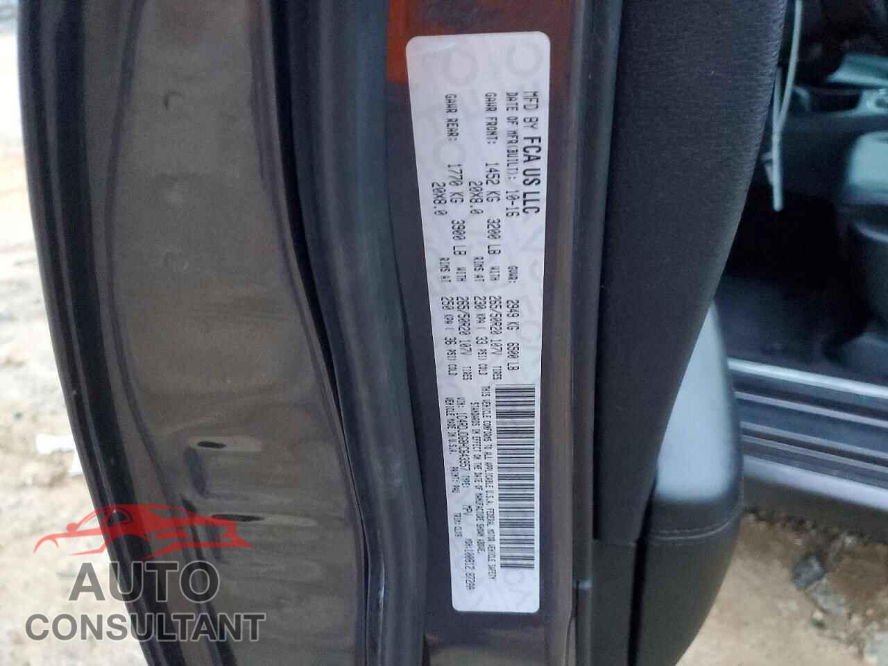 DODGE DURANGO 2017 - 1C4RDJDG8HC643957