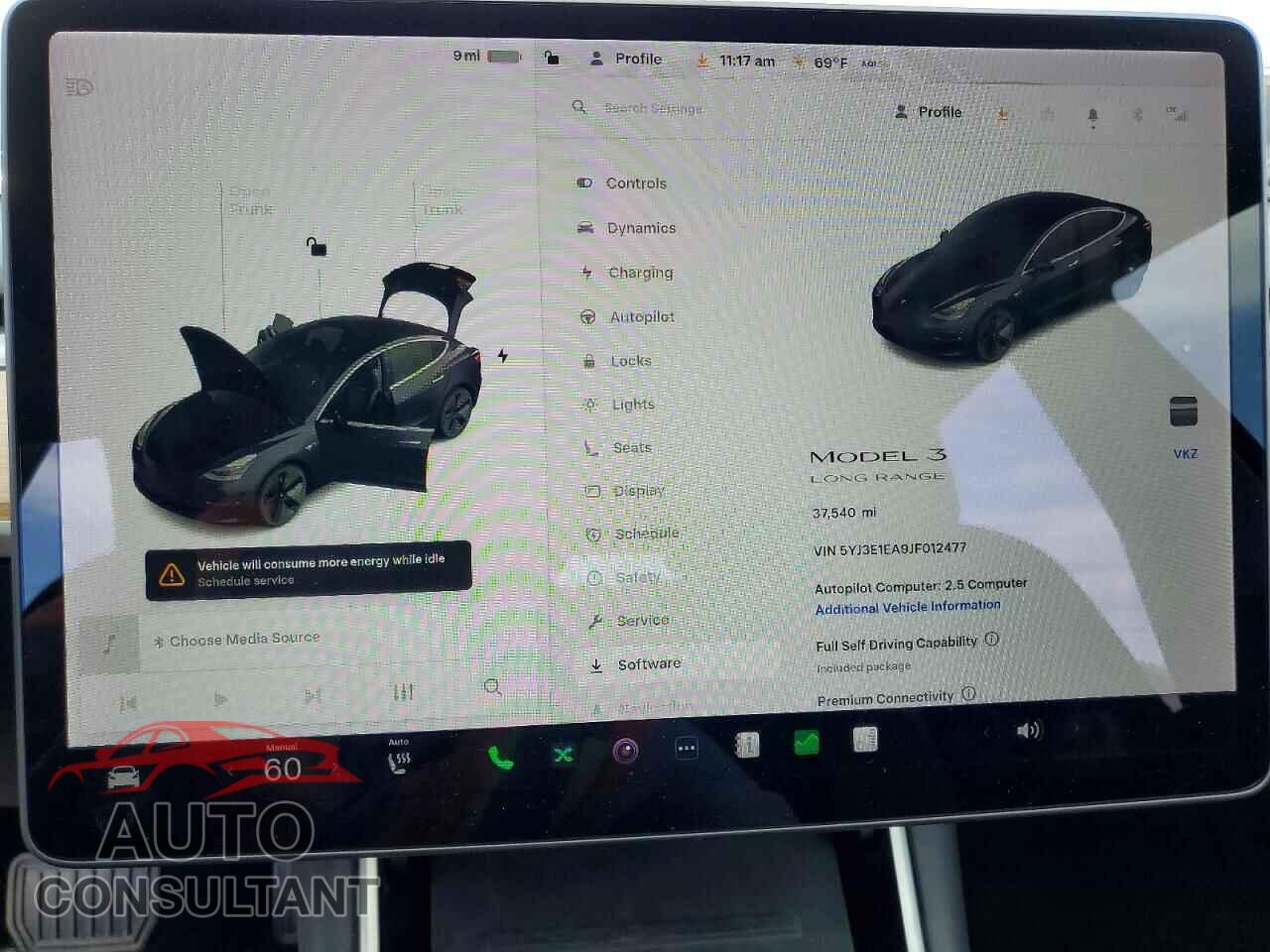 TESLA MODEL 3 2018 - 5YJ3E1EA9JF012477