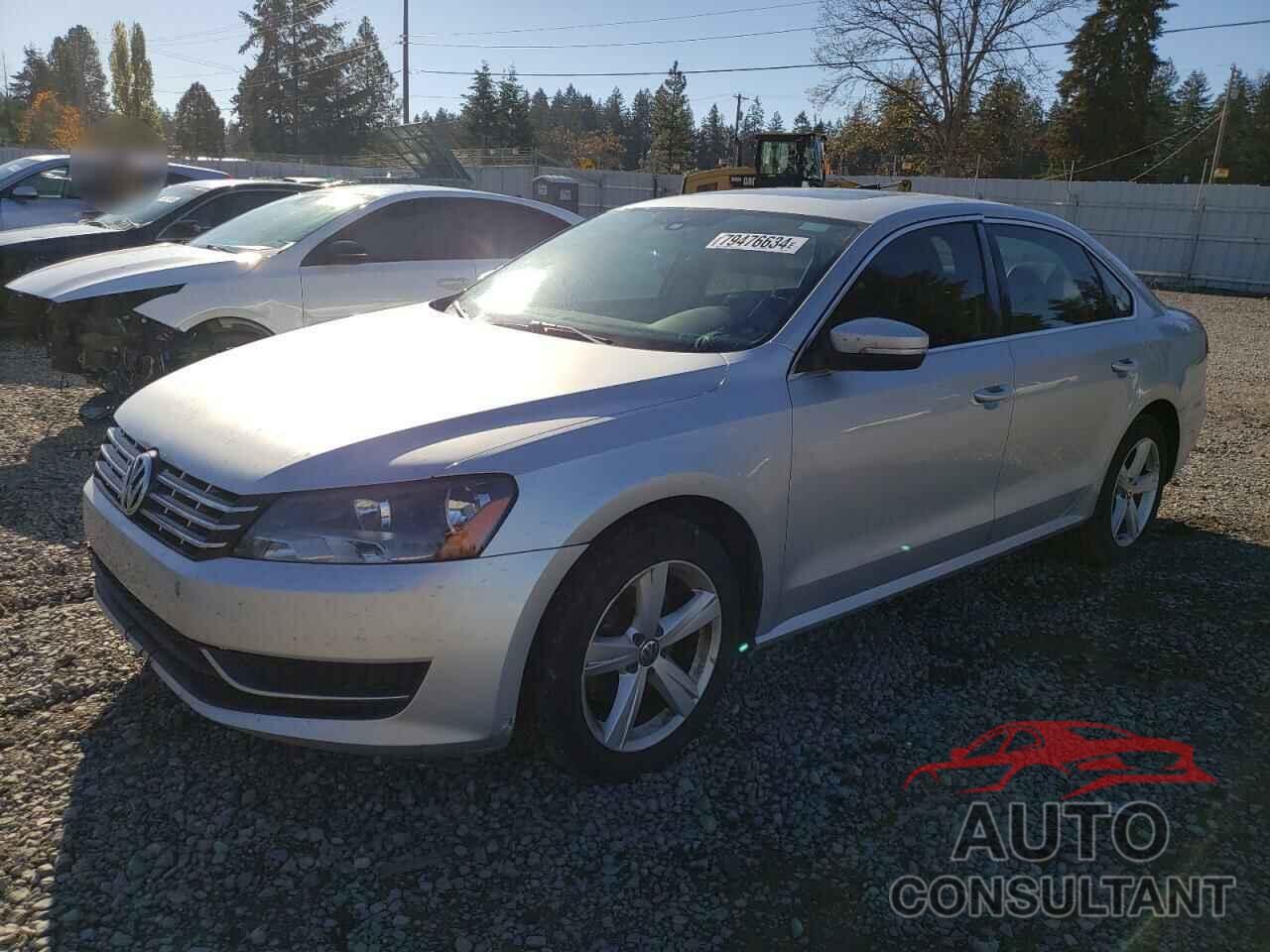 VOLKSWAGEN PASSAT 2013 - 1VWBN7A37DC104630