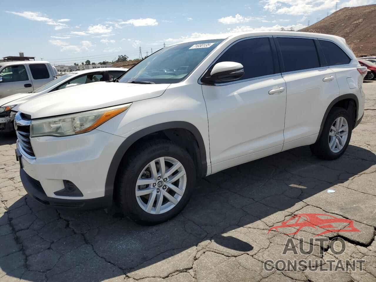 TOYOTA HIGHLANDER 2016 - 5TDZARFHXGS017370