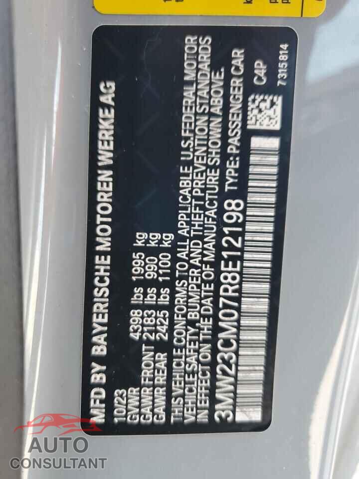 BMW 2 SERIES 2024 - 3MW23CM07R8E12198
