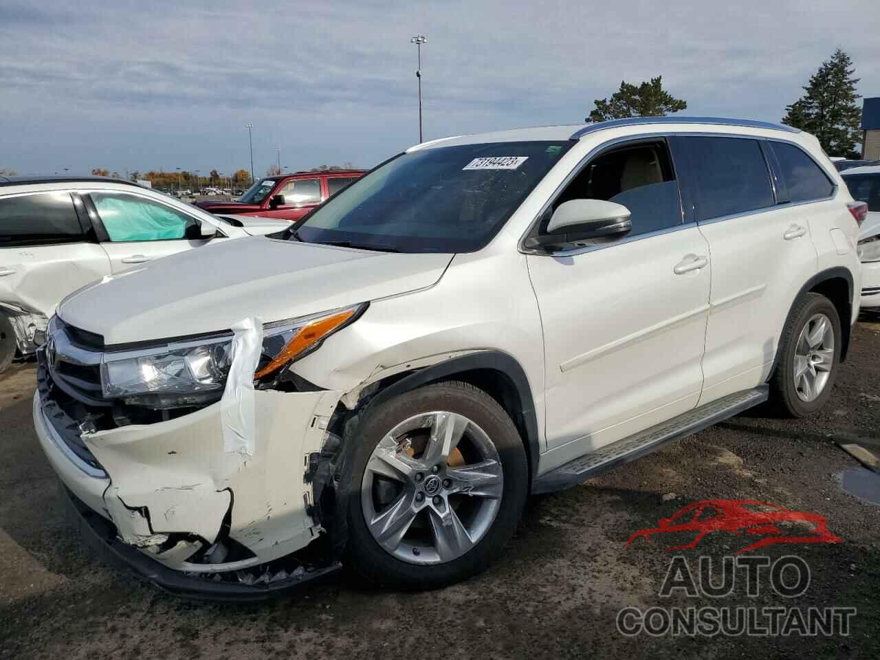 TOYOTA HIGHLANDER 2016 - 5TDDKRFH6GS250959