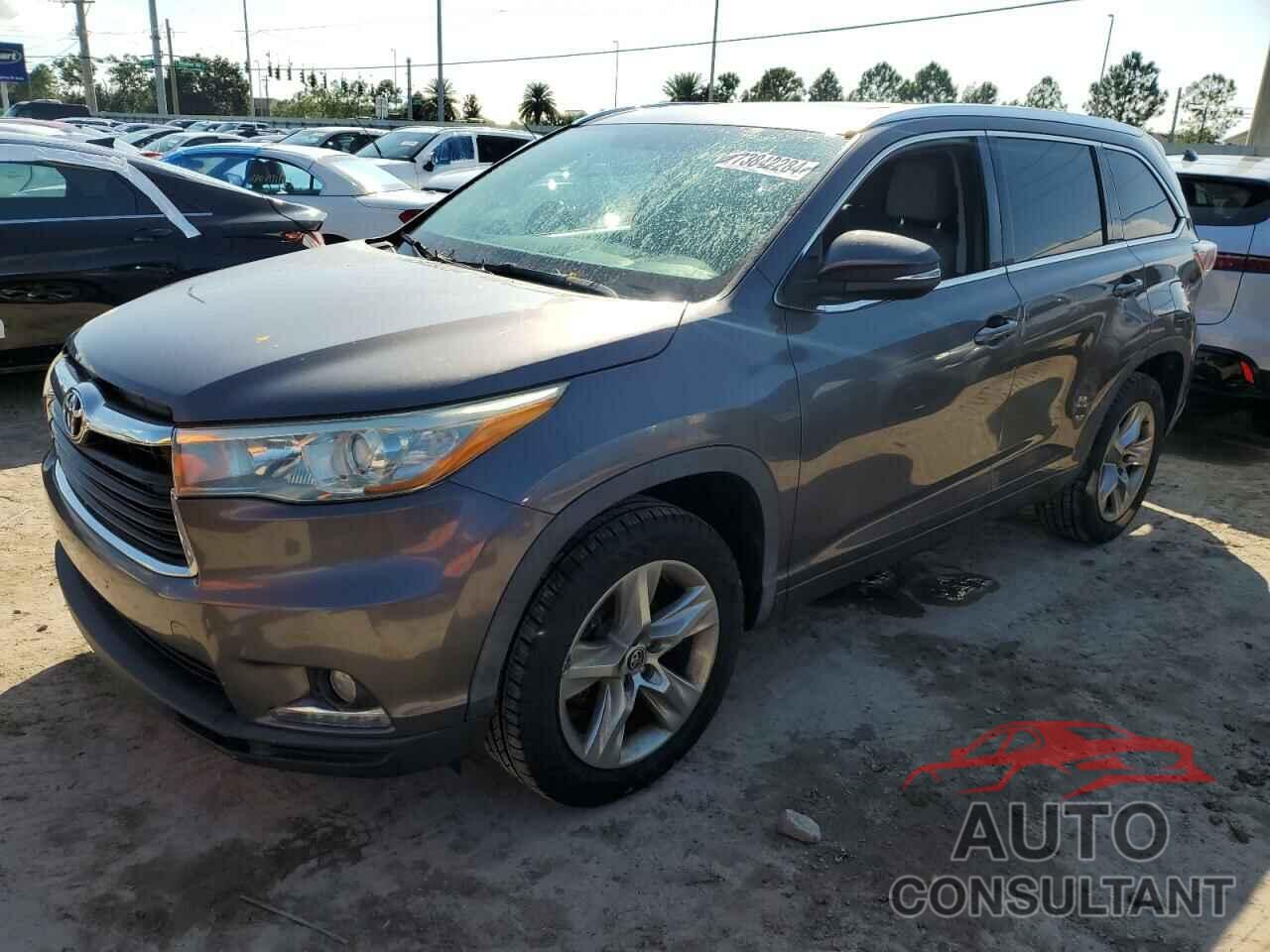 TOYOTA HIGHLANDER 2016 - 5TDYKRFH9GS127206