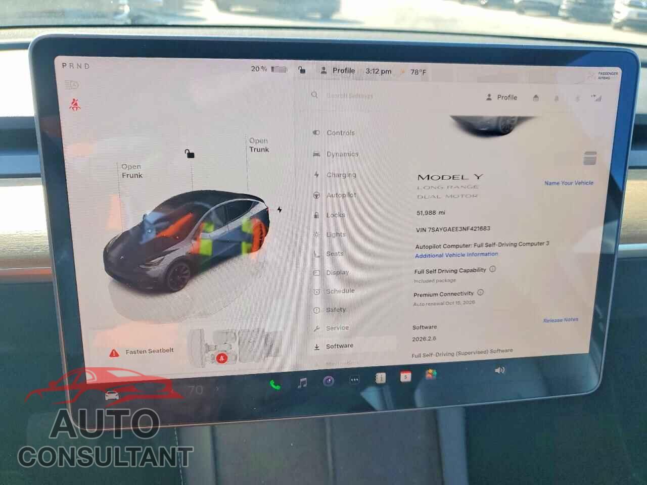 TESLA MODEL Y 2022 - 7SAYGAEE3NF421683