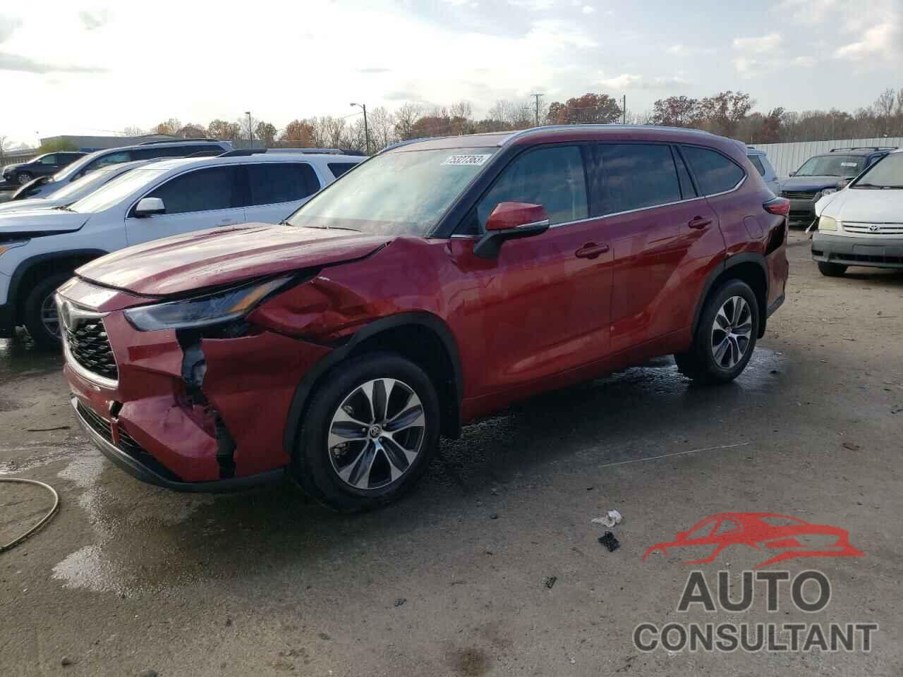 TOYOTA HIGHLANDER 2021 - 5TDGZRBH1MS127807