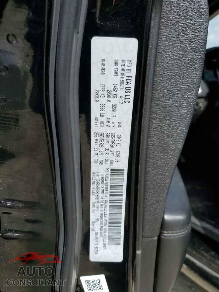 DODGE DURANGO 2017 - 1C4RDHDG3HC838776