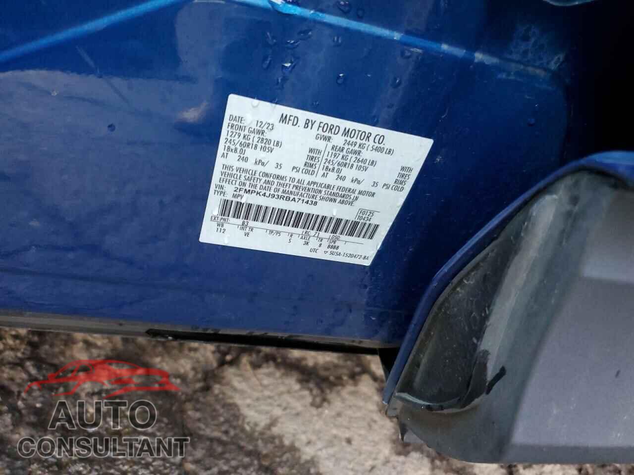 FORD EDGE 2024 - 2FMPK4J93RBA71438