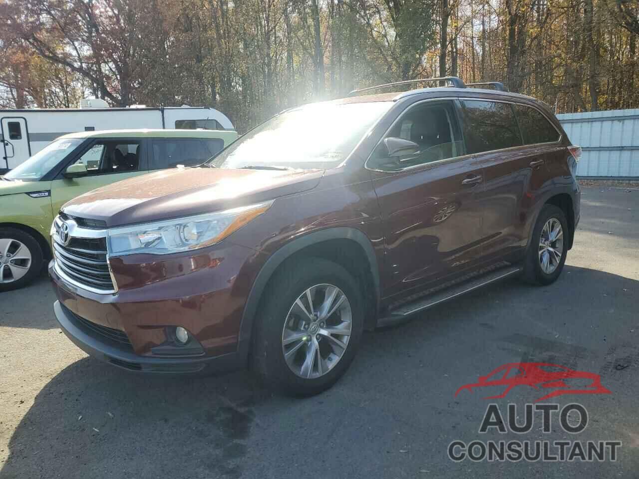 TOYOTA HIGHLANDER 2015 - 5TDJKRFH0FS112853