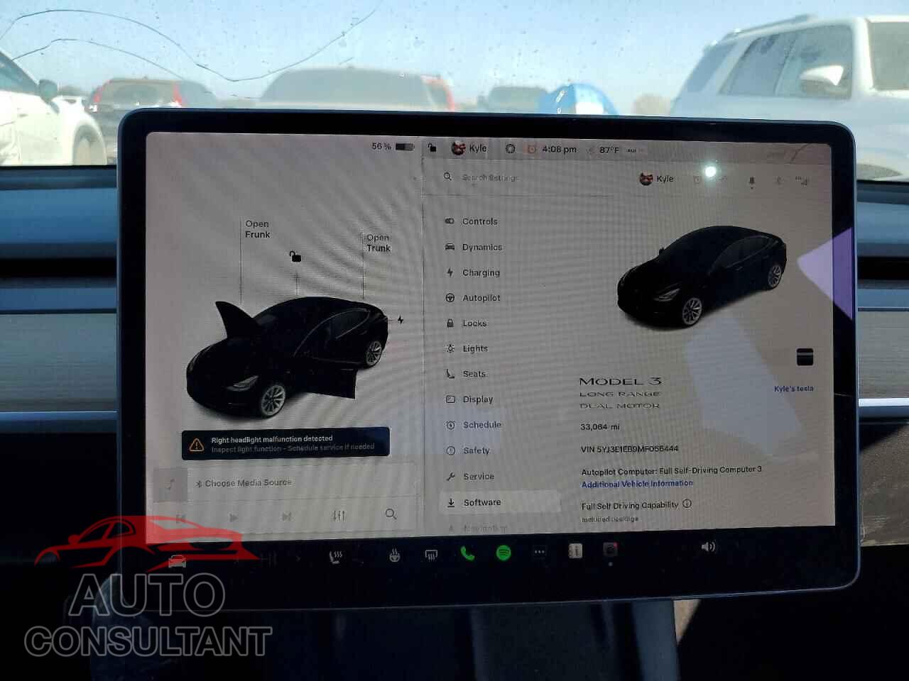 TESLA MODEL 3 2021 - 5YJ3E1EB9MF056444