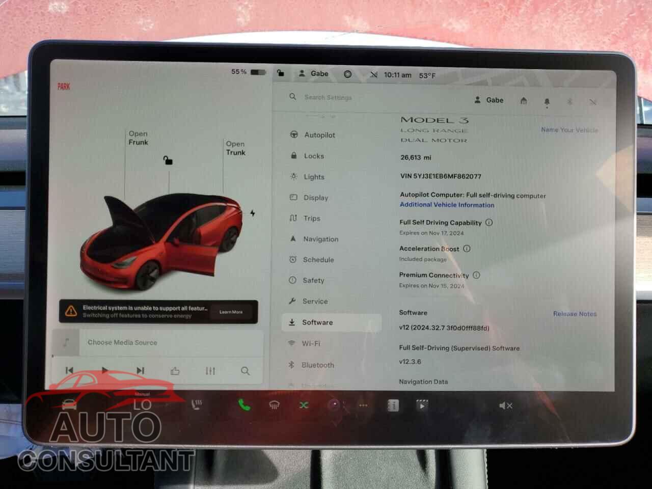 TESLA MODEL 3 2021 - 5YJ3E1EB6MF862077