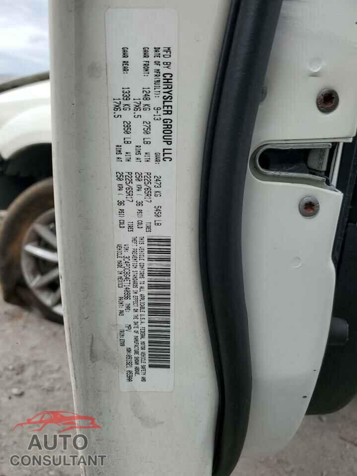 DODGE JOURNEY 2014 - 3C4PDCBG4ET140996