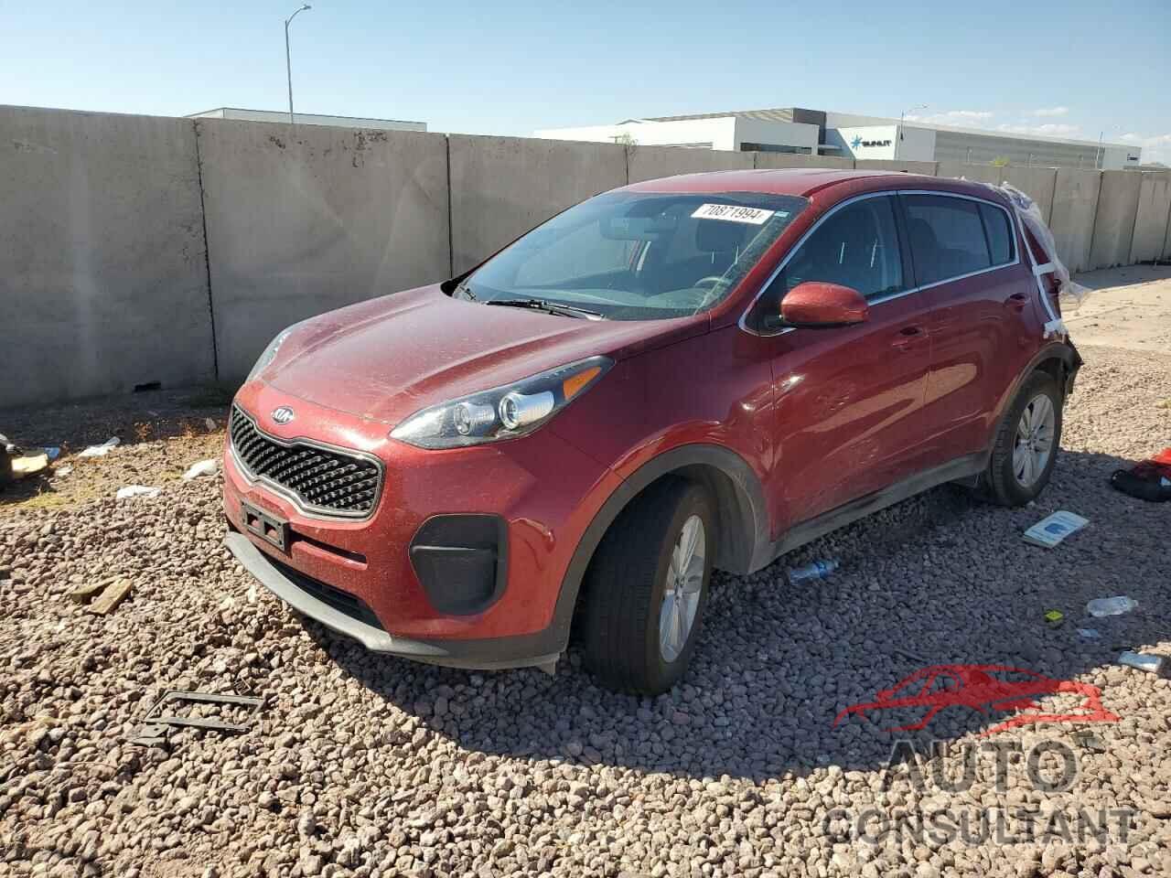 KIA SPORTAGE 2018 - KNDPM3AC3J7326848