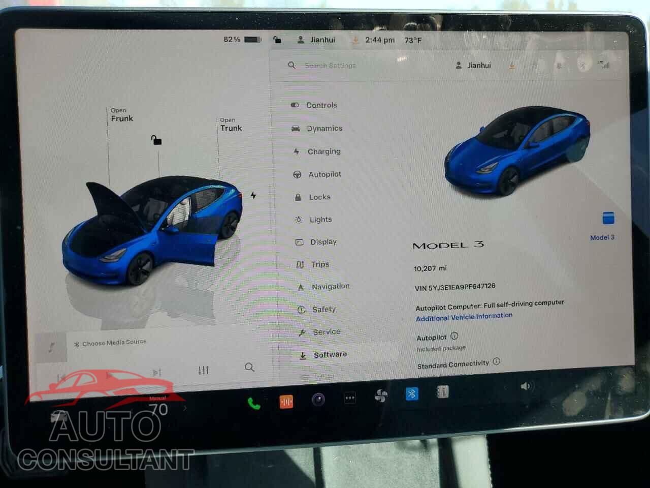 TESLA MODEL 3 2023 - 5YJ3E1EA9PF647126