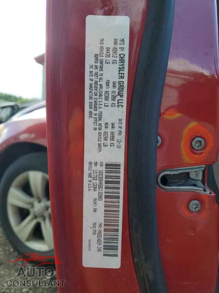 DODGE CALIBER 2011 - 1B3CB3HA0BD111652