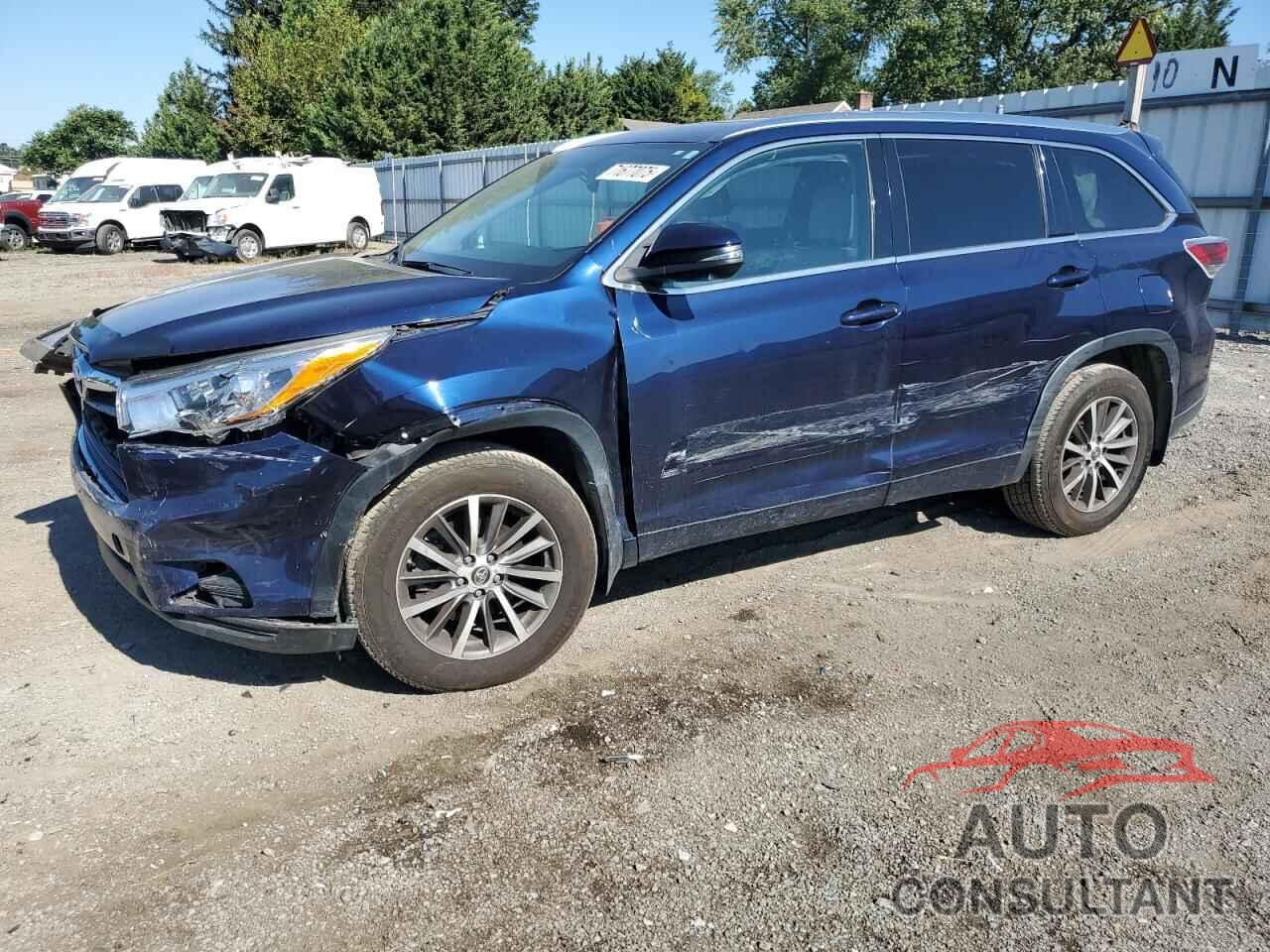 TOYOTA HIGHLANDER 2014 - 5TDJKRFH4ES024449