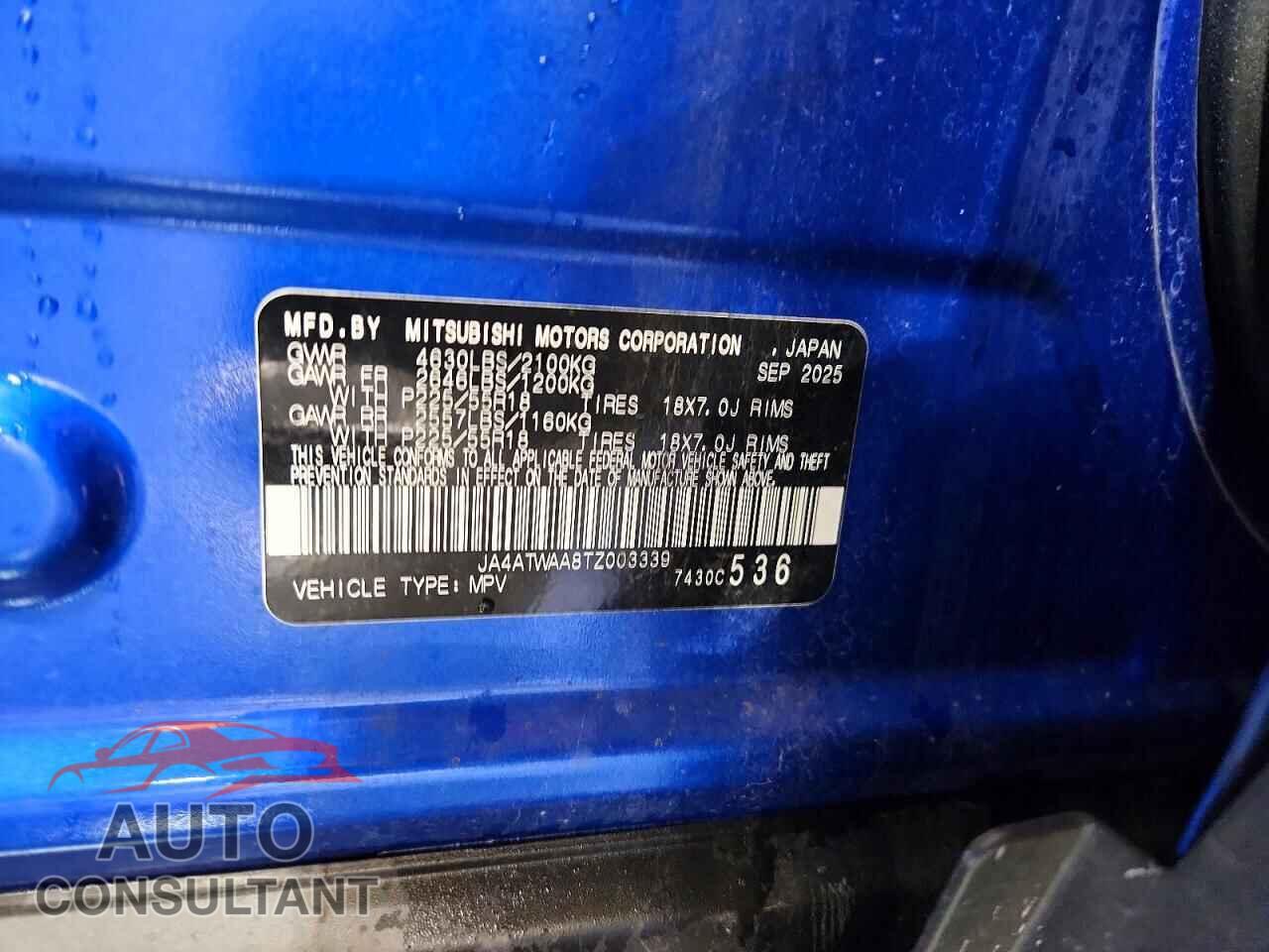 MITSUBISHI ECLIPSE 2026 - JA4ATWAA8TZ003339