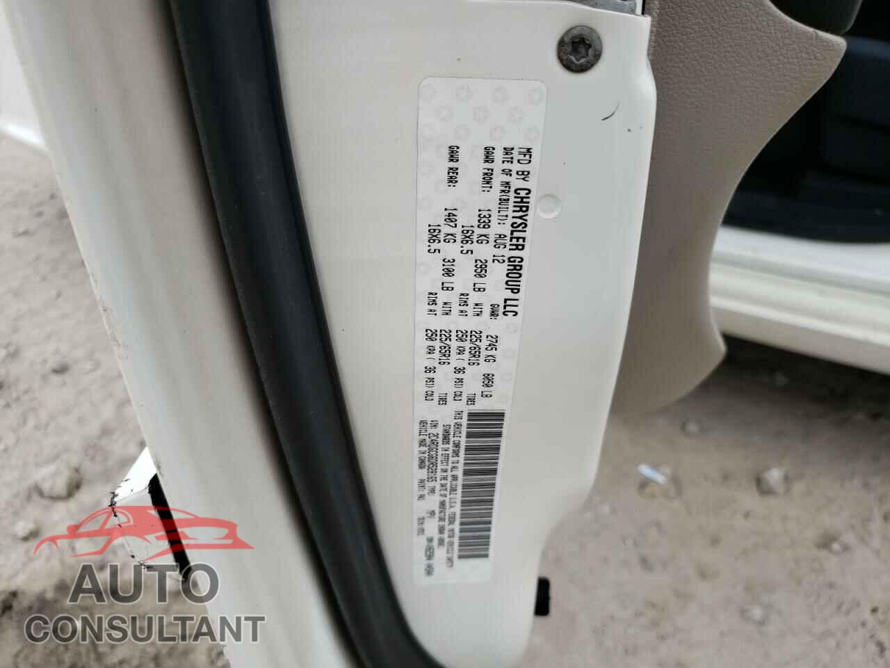 DODGE CARAVAN 2013 - 2C4RDGCG6DR528165