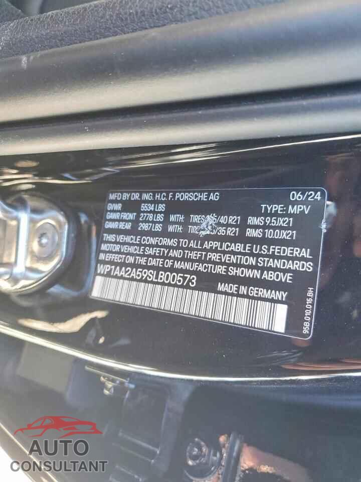 PORSCHE MACAN BASE 2025 - WP1AA2A59SLB00573