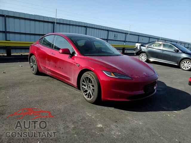 TESLA MODEL 3 2024 - 5YJ3E1EB5RF822158