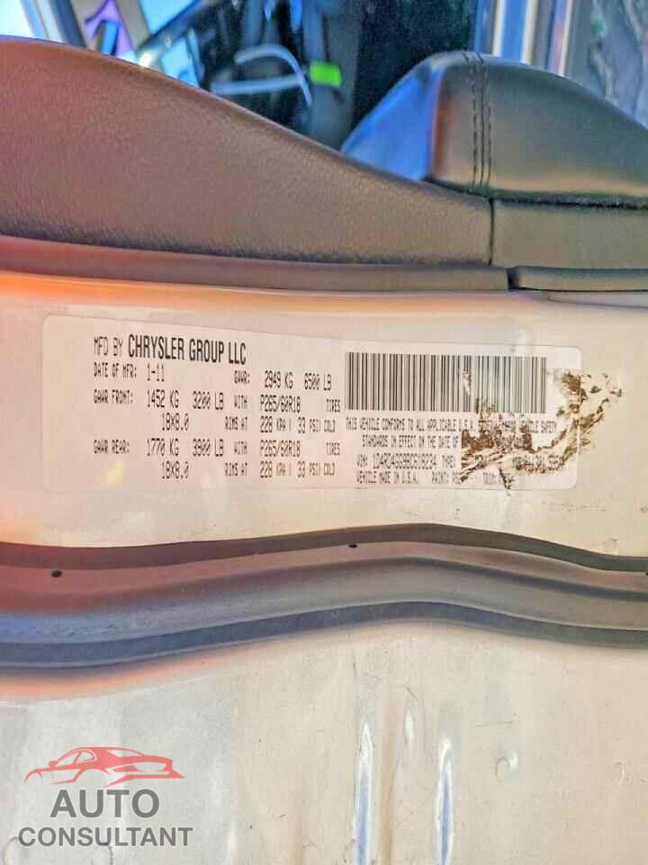 DODGE DURANGO 2011 - 1D4RD4GG9BC618234
