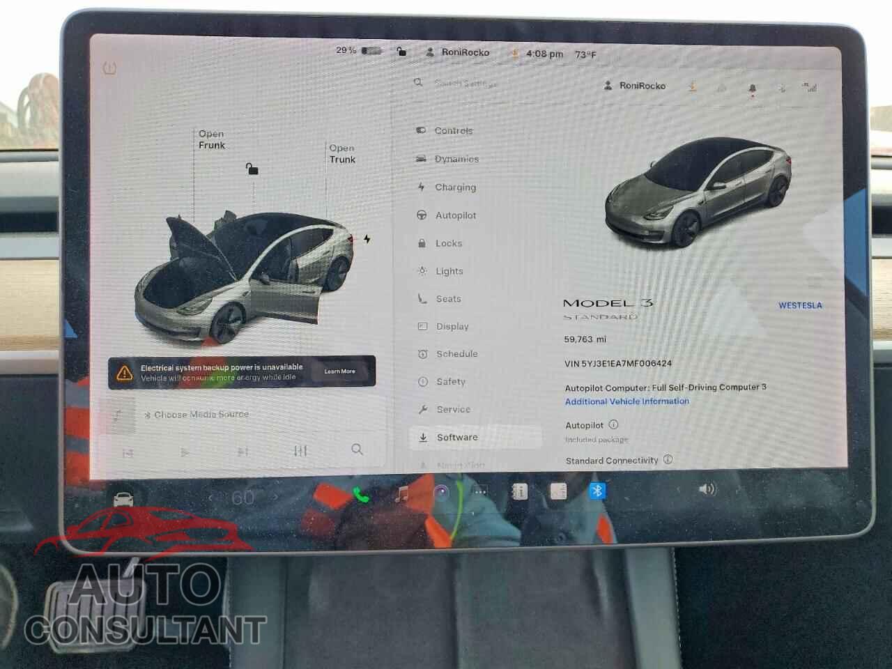 TESLA MODEL 3 2021 - 5YJ3E1EA7MF006424