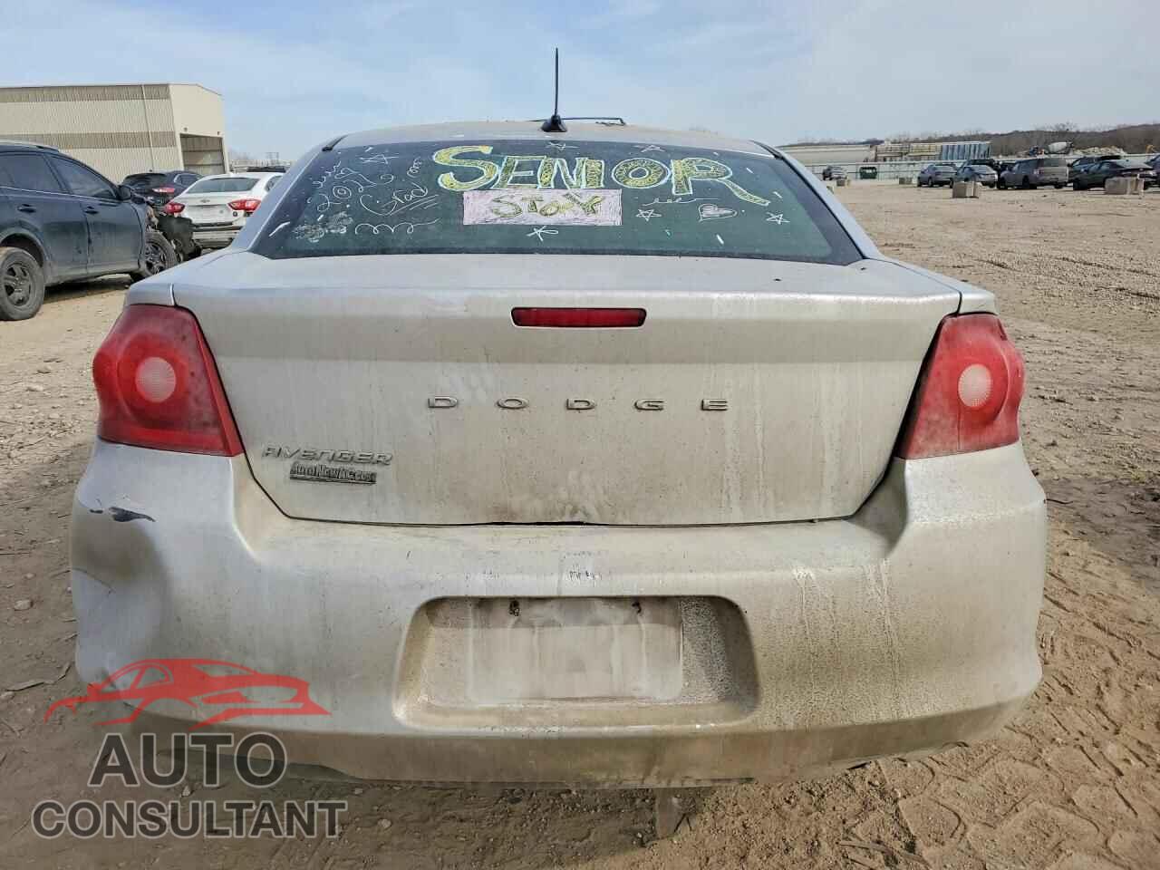 DODGE AVENGER 2012 - 1C3CDZCB3CN158945