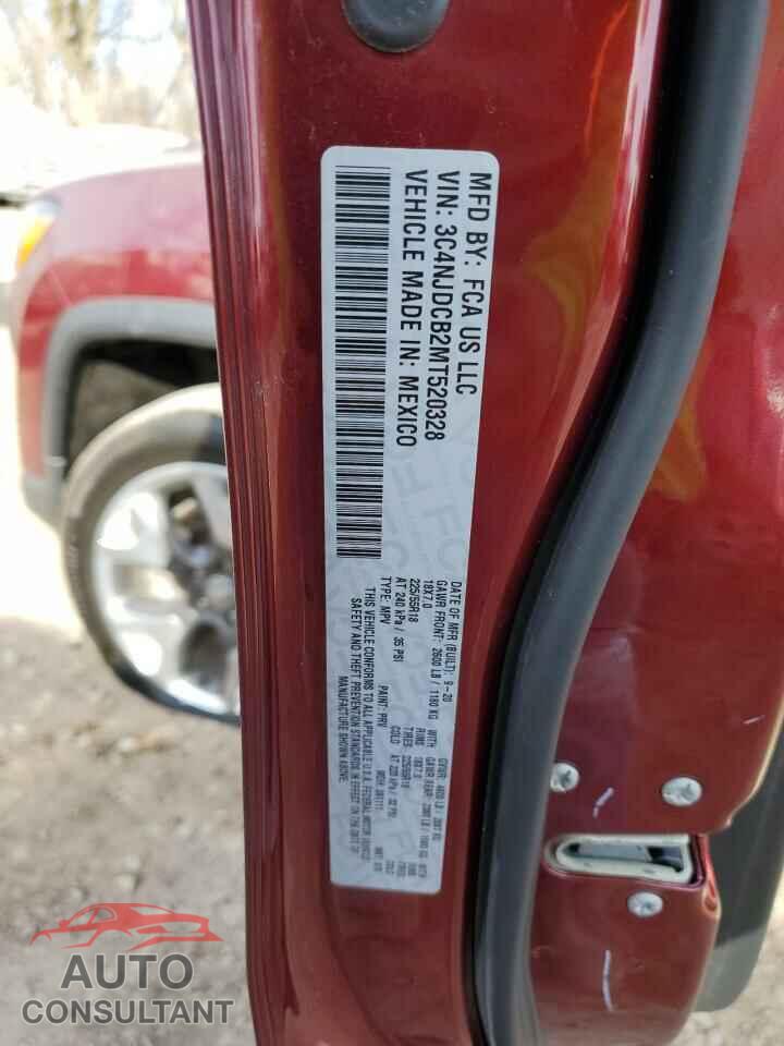 JEEP COMPASS 2021 - 3C4NJDCB2MT520328