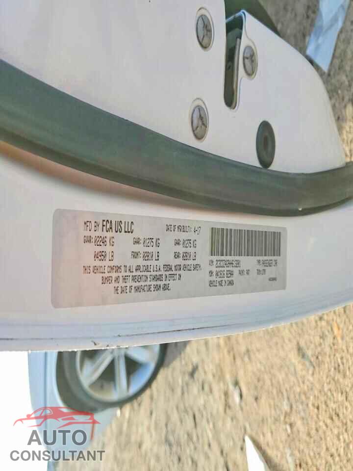 DODGE CHALLENGER 2017 - 2C3CDZAG9HH613201