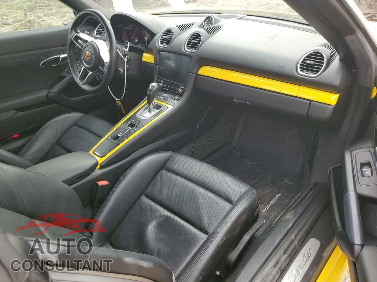 PORSCHE BOXSTER 2018 - WP0CA2A83JS210883