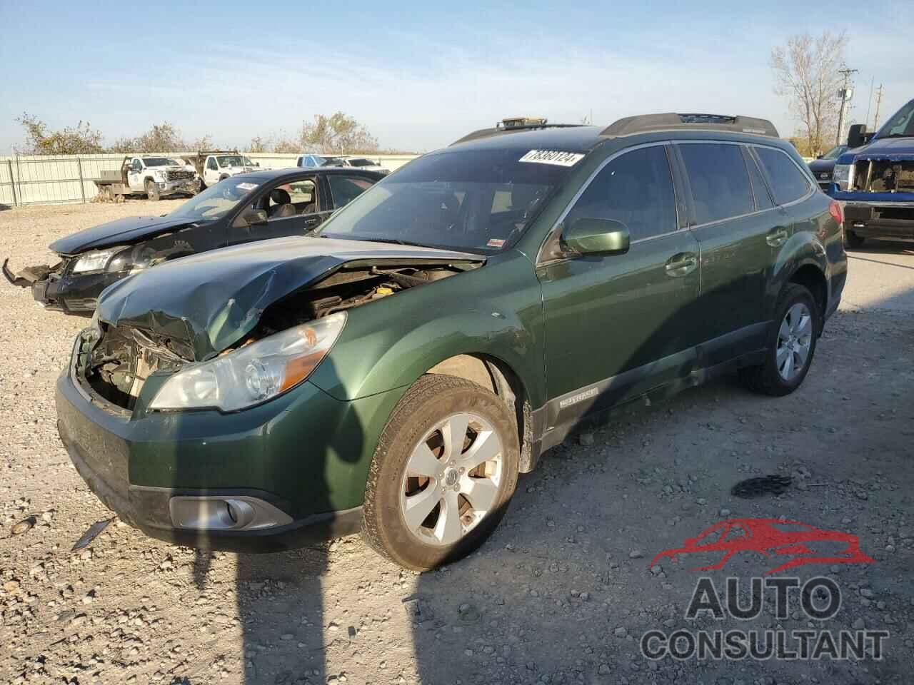 SUBARU OUTBACK 2011 - 4S4BRBCC4B3327174