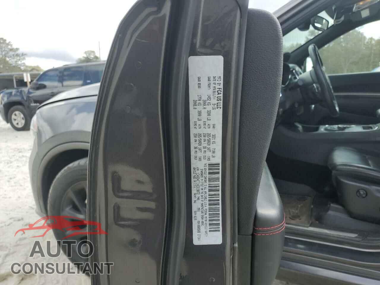 DODGE DURANGO 2017 - 1C4SDHCT1HC619072
