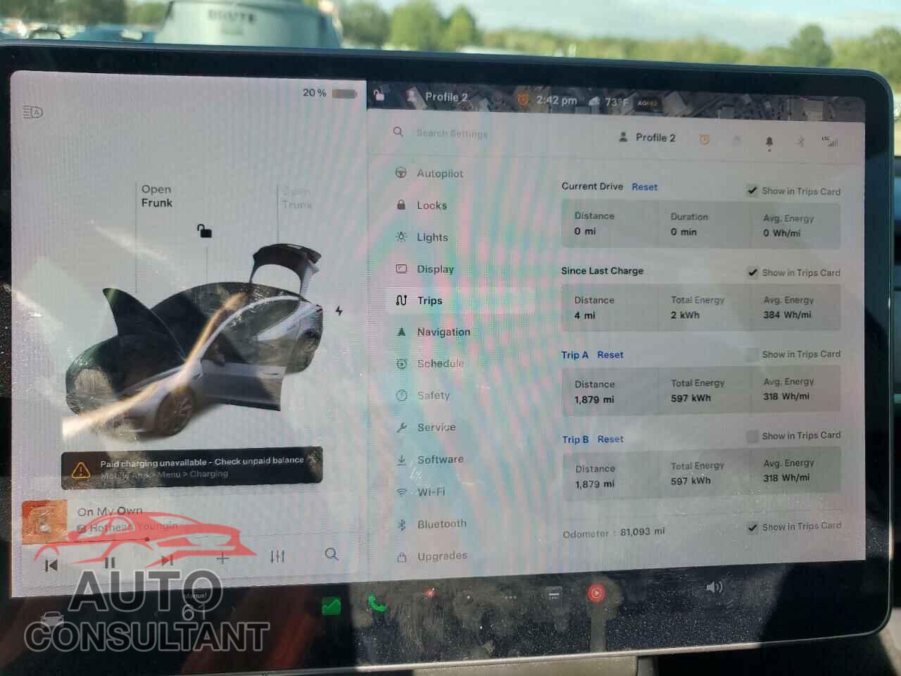 TESLA MODEL 3 2020 - 5YJ3E1EC3LF713343
