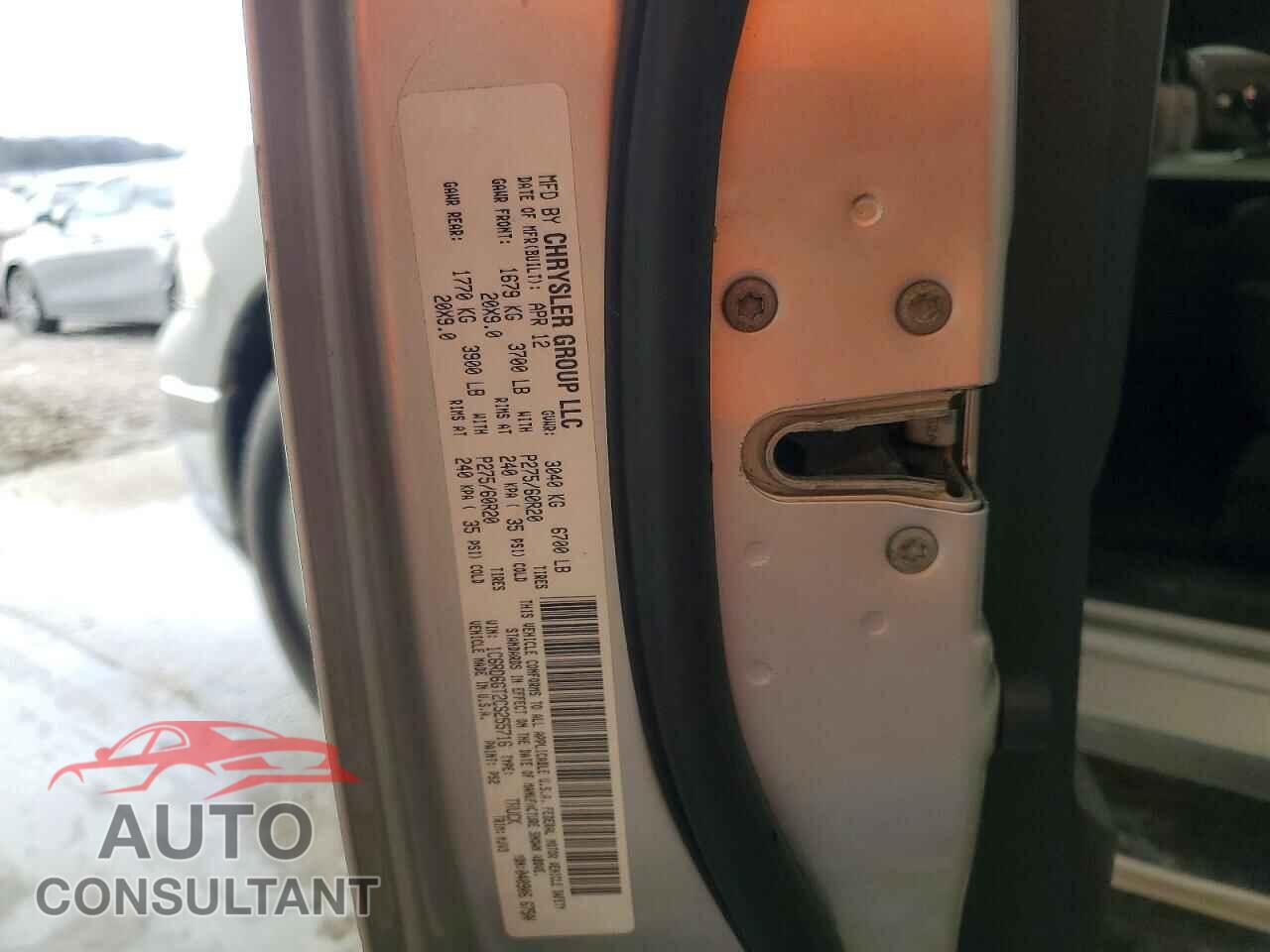DODGE RAM 1500 2012 - 1C6RD6GT2CS255716