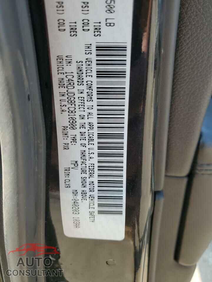 DODGE DURANGO 2015 - 1C4RDJDG8FC810900