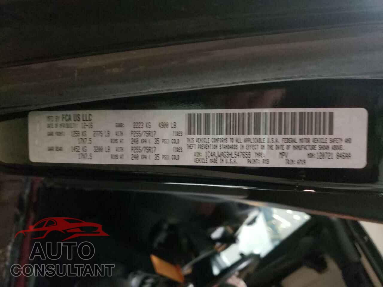 JEEP WRANGLER 2017 - 1C4AJWAG3HL547659