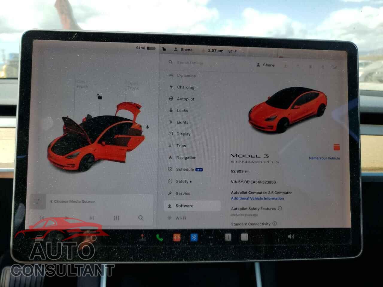 TESLA MODEL 3 2019 - 5YJ3E1EA3KF323856