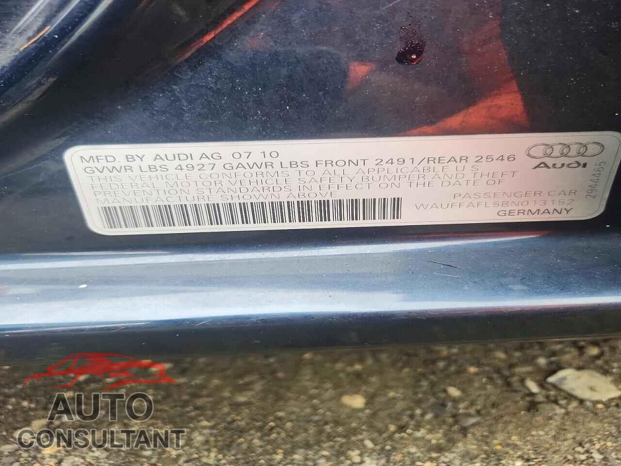 AUDI A4 2011 - WAUFFAFL5BN013152