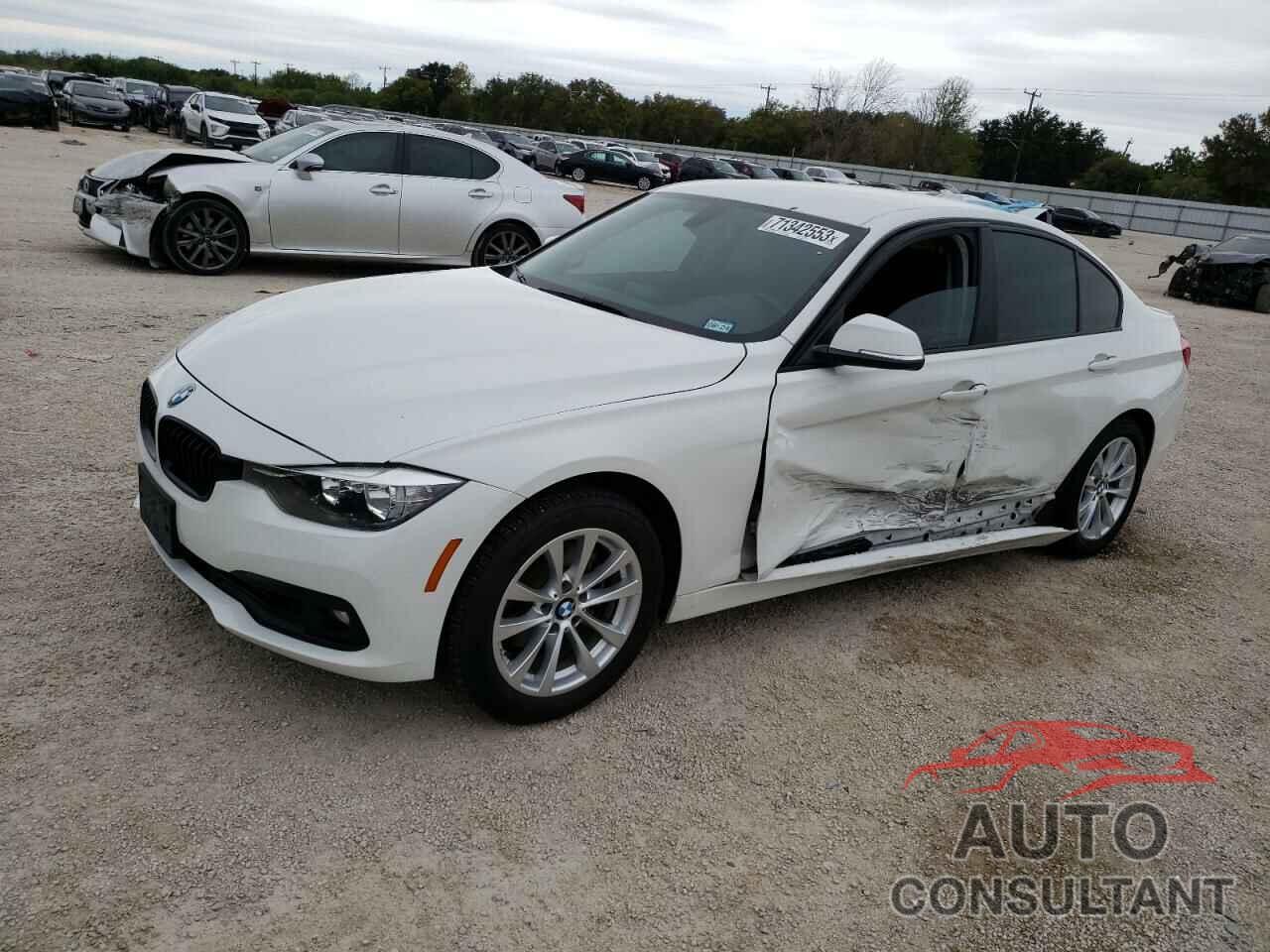 BMW 3 SERIES 2017 - WBA8E1G38HNU16609