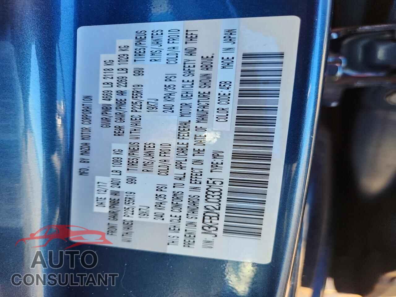 MAZDA CX-5 2021 - JM3KFBDM2J0330151