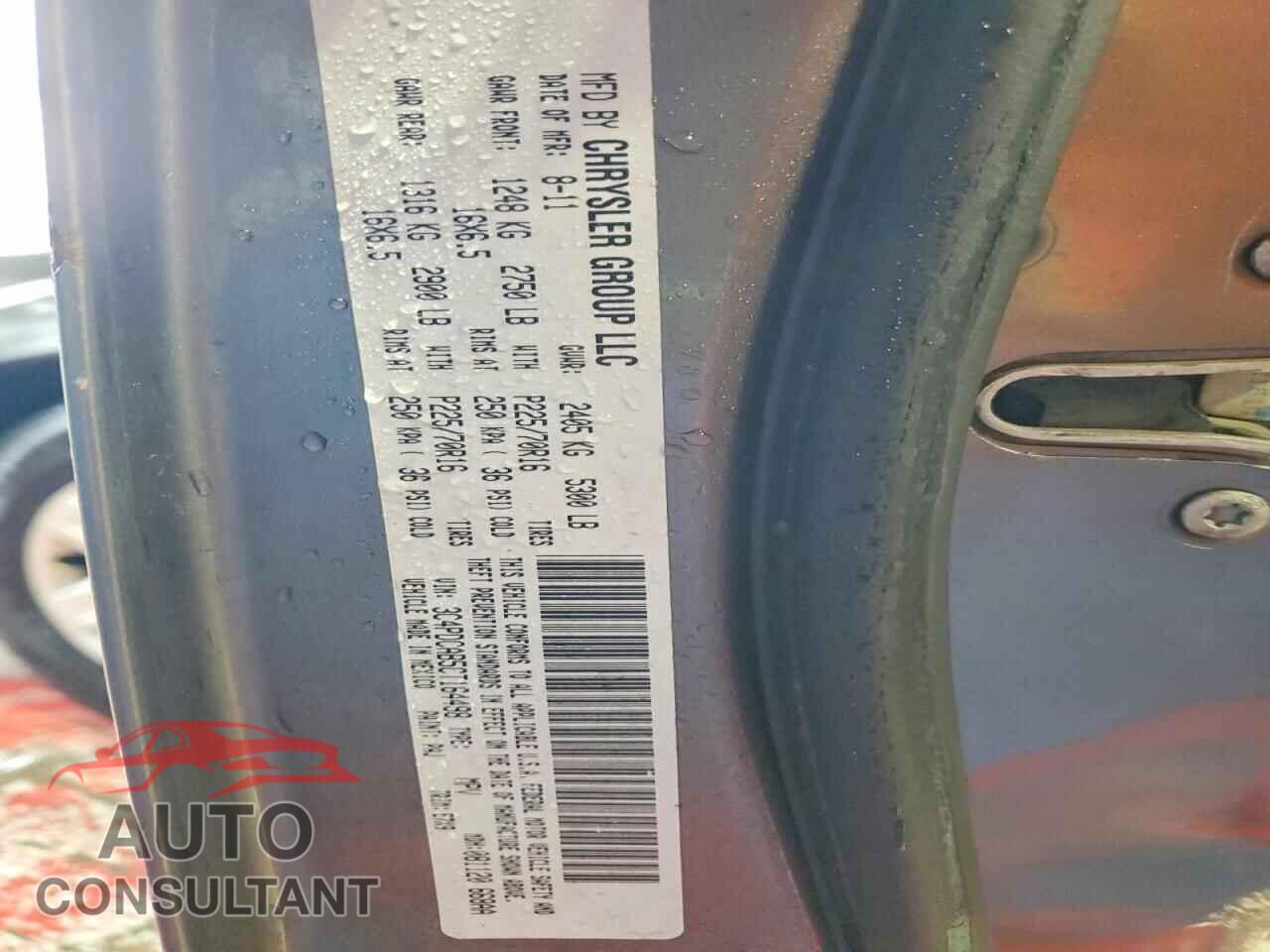 DODGE JOURNEY 2012 - 3C4PDCAB5CT164498