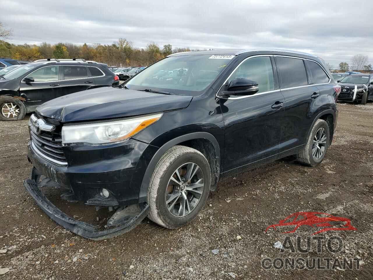 TOYOTA HIGHLANDER 2016 - 5TDJKRFH8GS231493