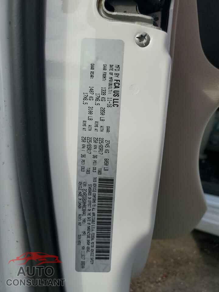 DODGE CARAVAN 2017 - 2C4RDGBG0HR630441