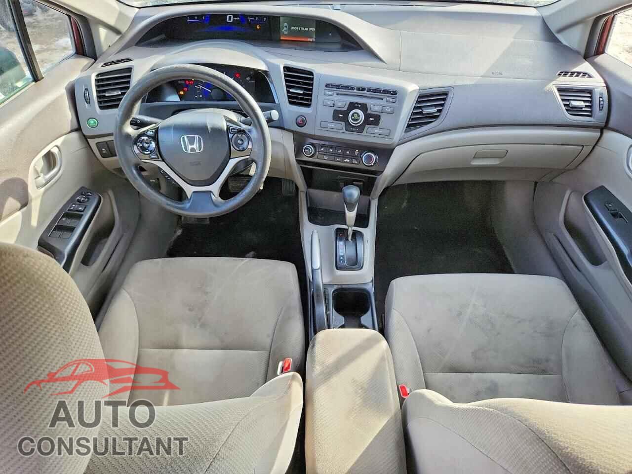 HONDA CIVIC 2012 - 2HGFB2F47CH062152